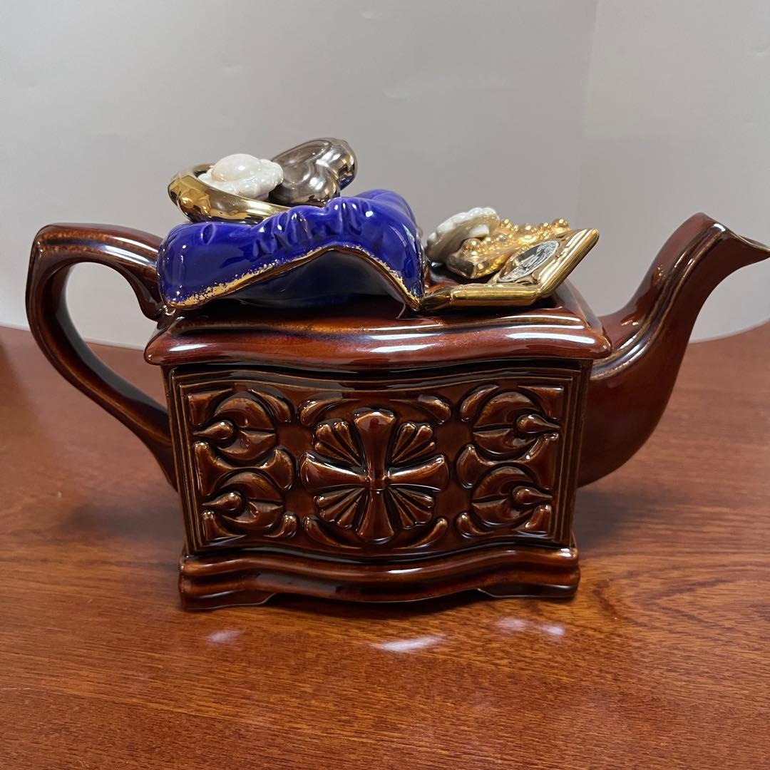 【超希少・美品】Paul Cardew ティーポット型 ジュエリーボックス英国製