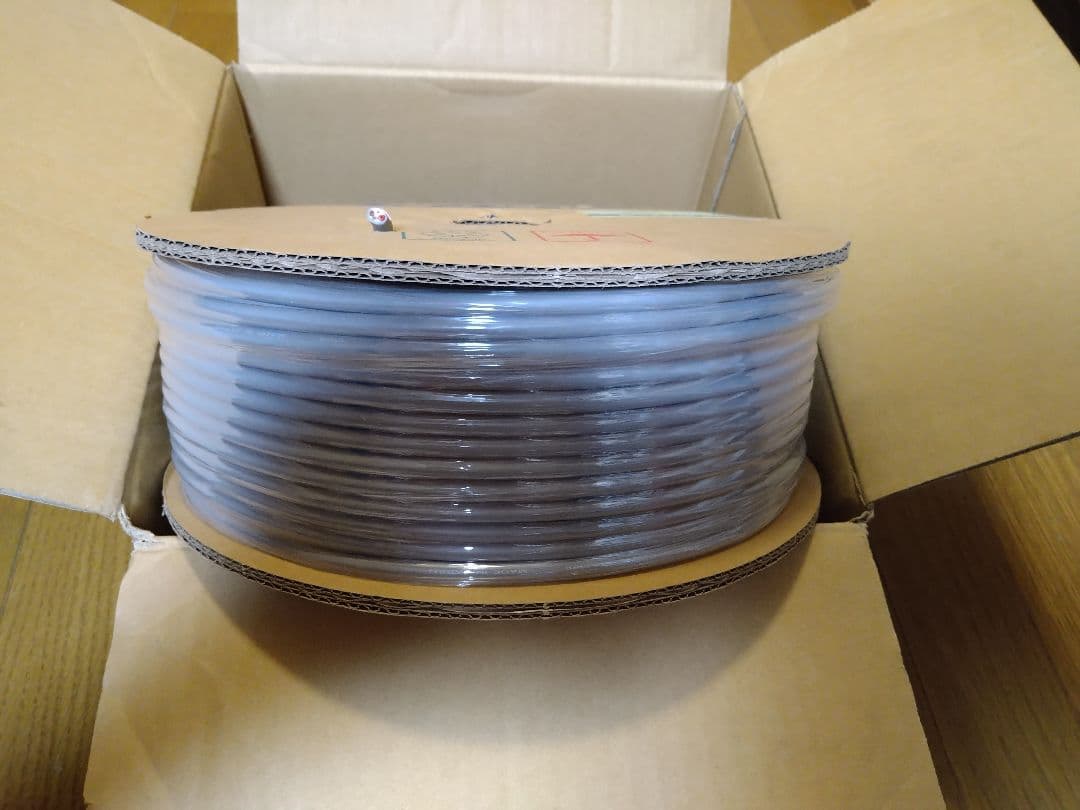 カナレ　スピーカーケーブル　4S6 100m 灰色