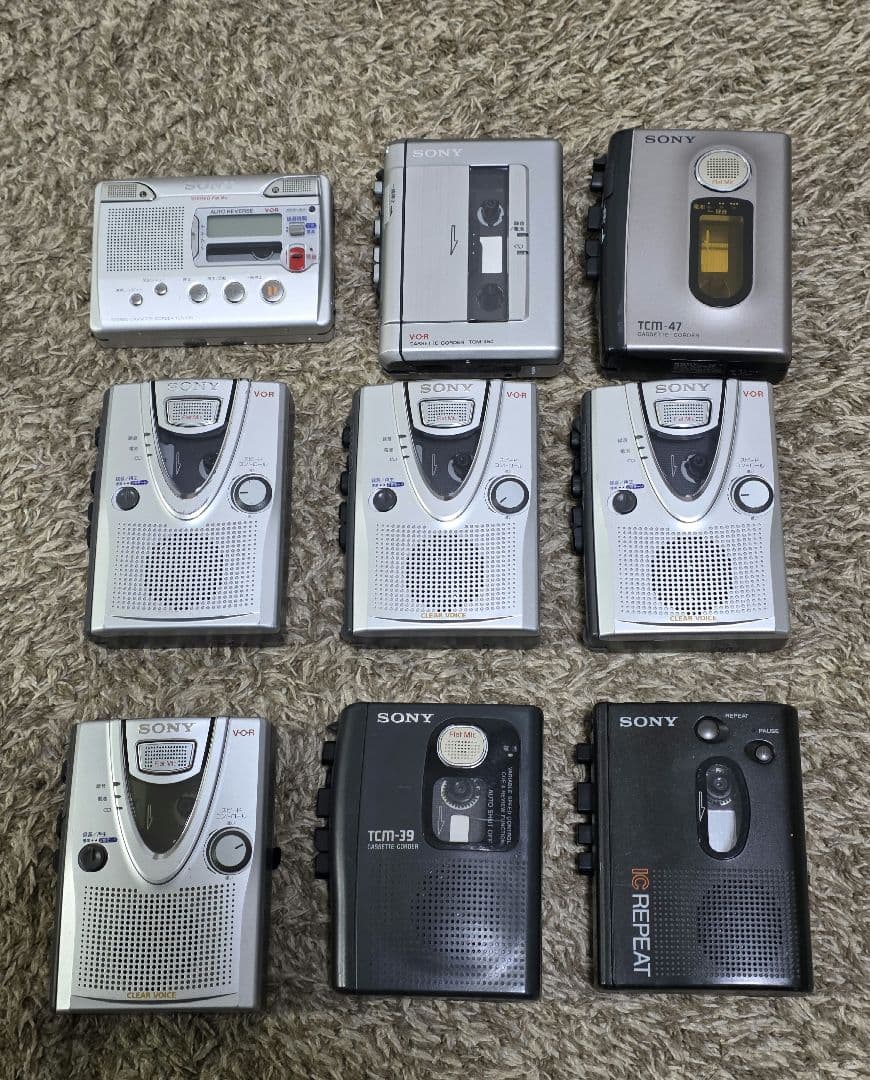 SONY　ソニー カセットウォークマン　9個セット