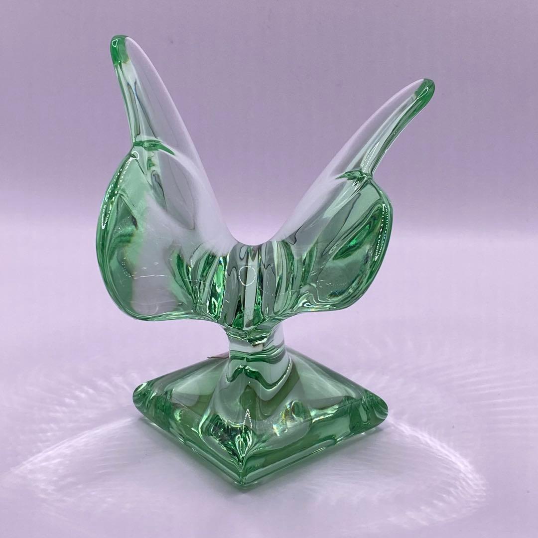 バカラ　Baccarat バタフライ　オブジェ