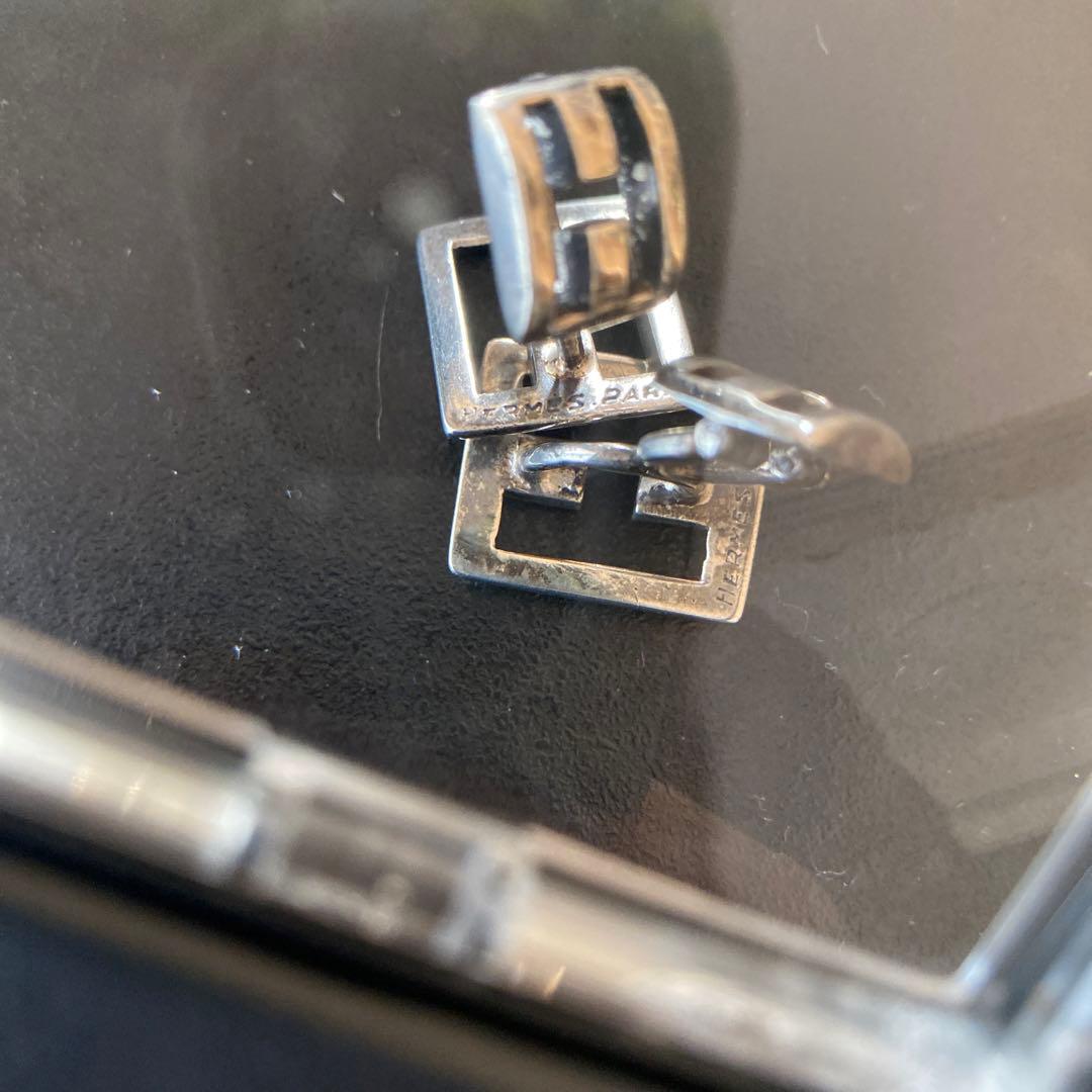 エルメス、舵輪と錨デザインのカフリンクス 3ペア