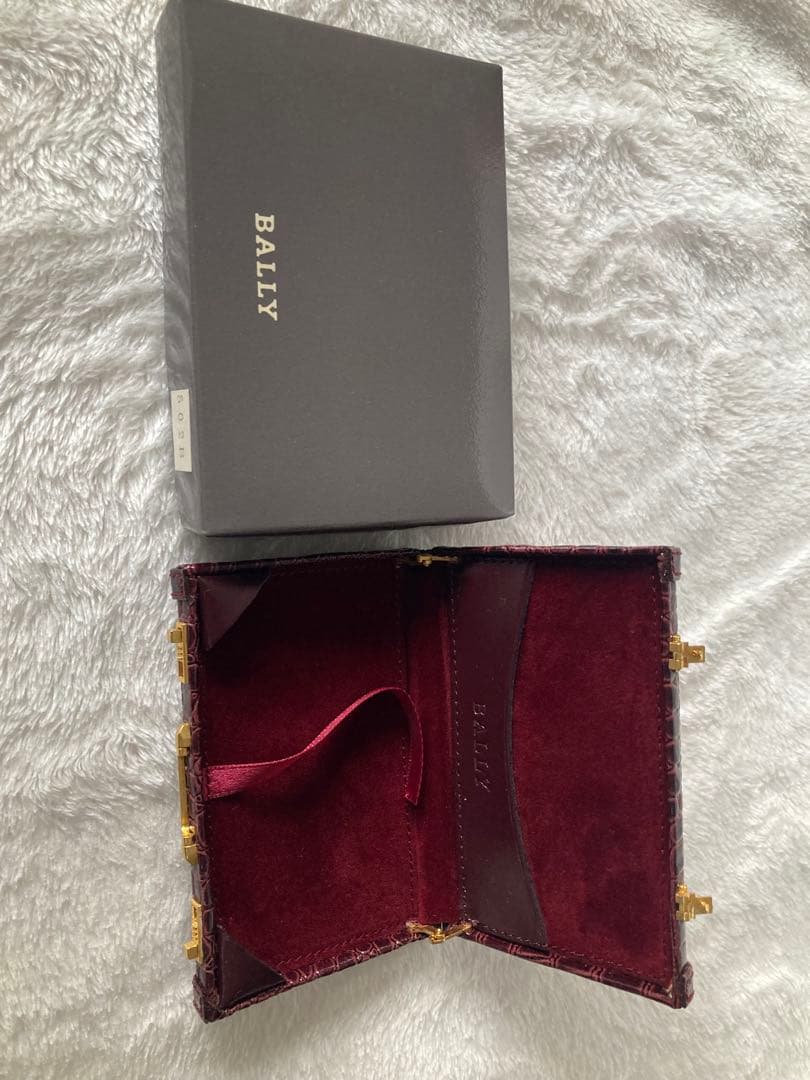 【新品】⭐︎激レア⭐︎BALLY バーガンディ 名刺入れ