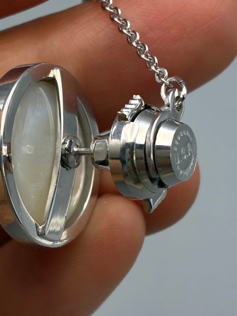 2cm タサキ　本真珠　マベパール　タイタックピン　美品