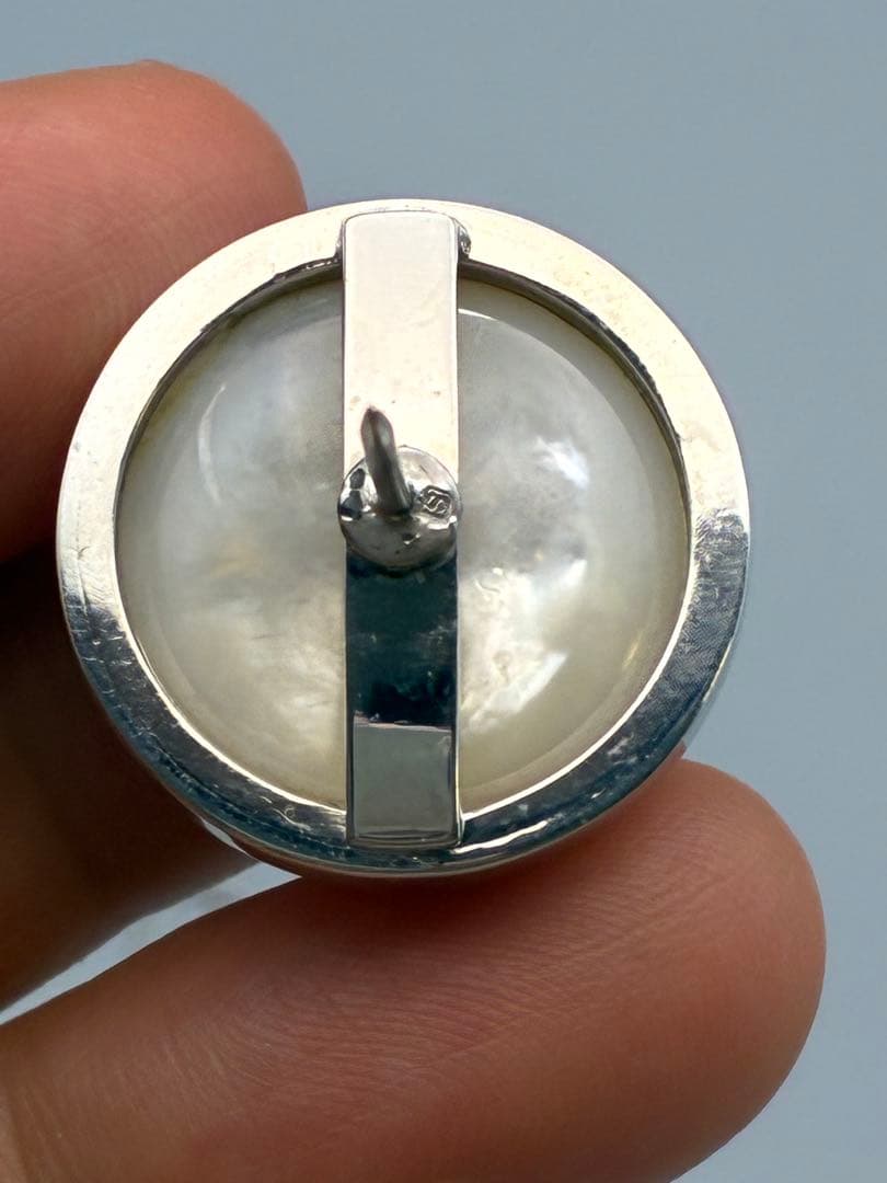 2cm タサキ　本真珠　マベパール　タイタックピン　美品