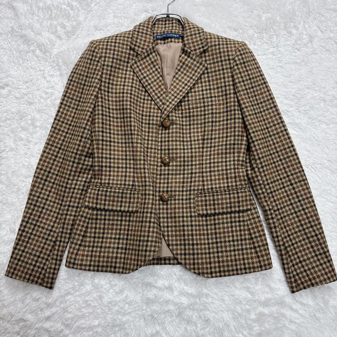 【専用】ラルフローレン 千鳥格子 くるみボタン エルボーパッチ ジャケット