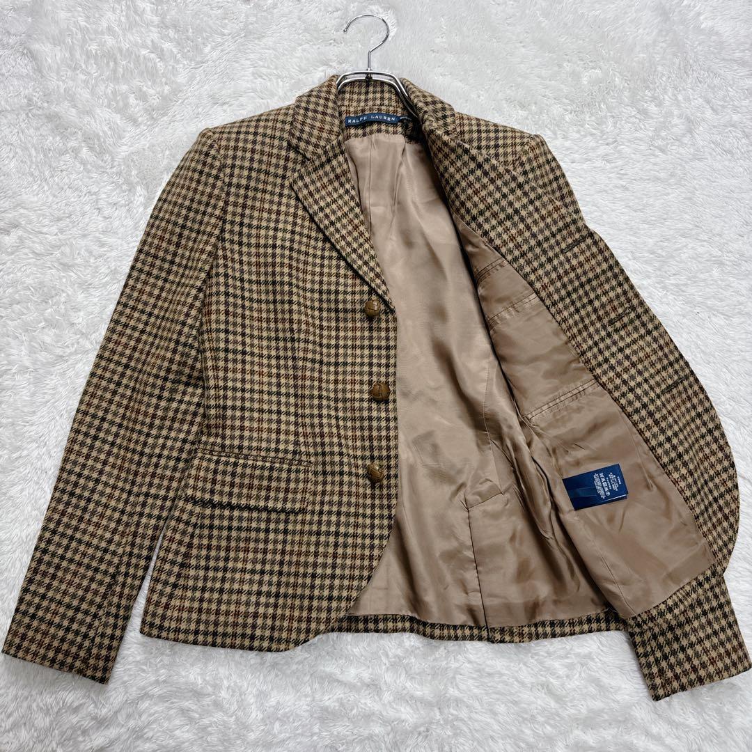 【専用】ラルフローレン 千鳥格子 くるみボタン エルボーパッチ ジャケット