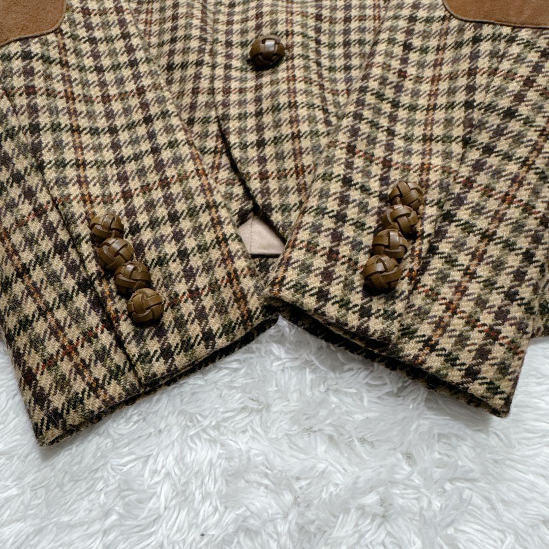 【専用】ラルフローレン 千鳥格子 くるみボタン エルボーパッチ ジャケット