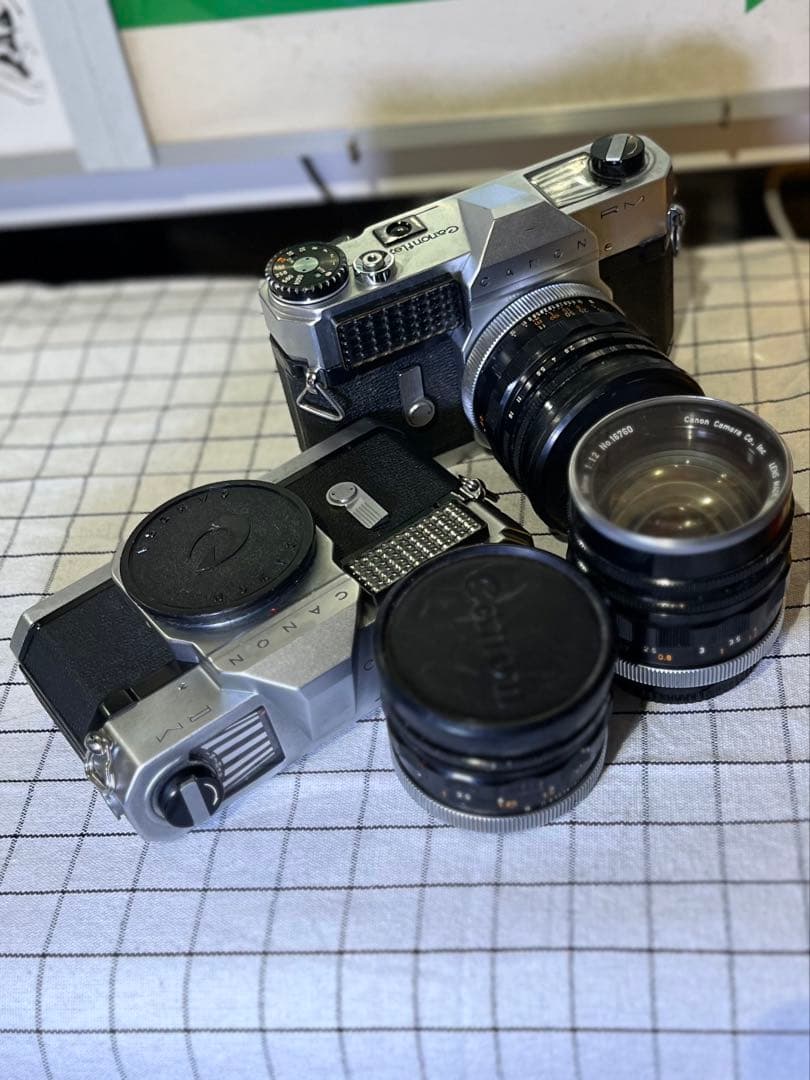Canonflex RM 2台+レンズ58mm f1.2