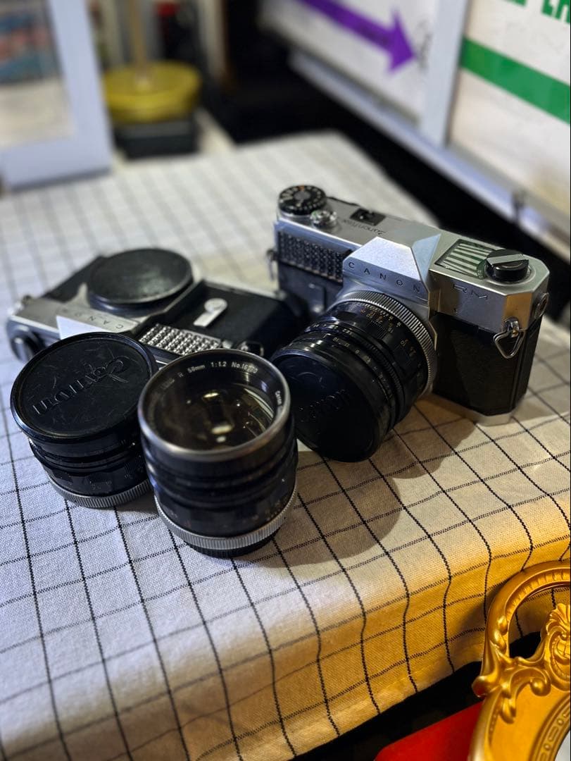 Canonflex RM 2台+レンズ58mm f1.2