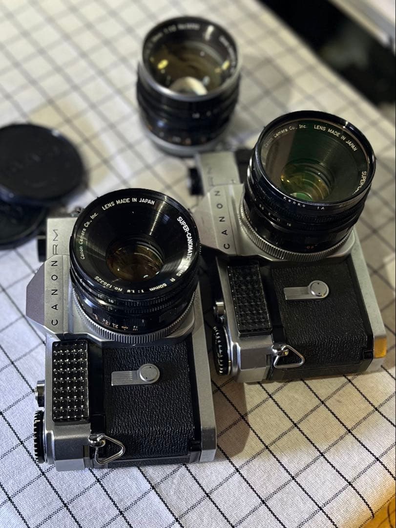 Canonflex RM 2台+レンズ58mm f1.2