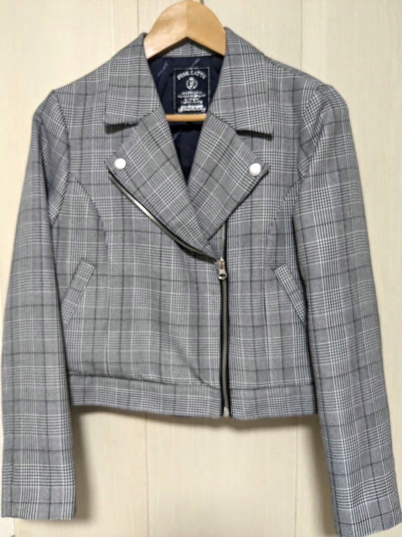 フォーマル　卒業式　卒服　ピンクラテ　ショートパンツ　グレー　チェック　M165