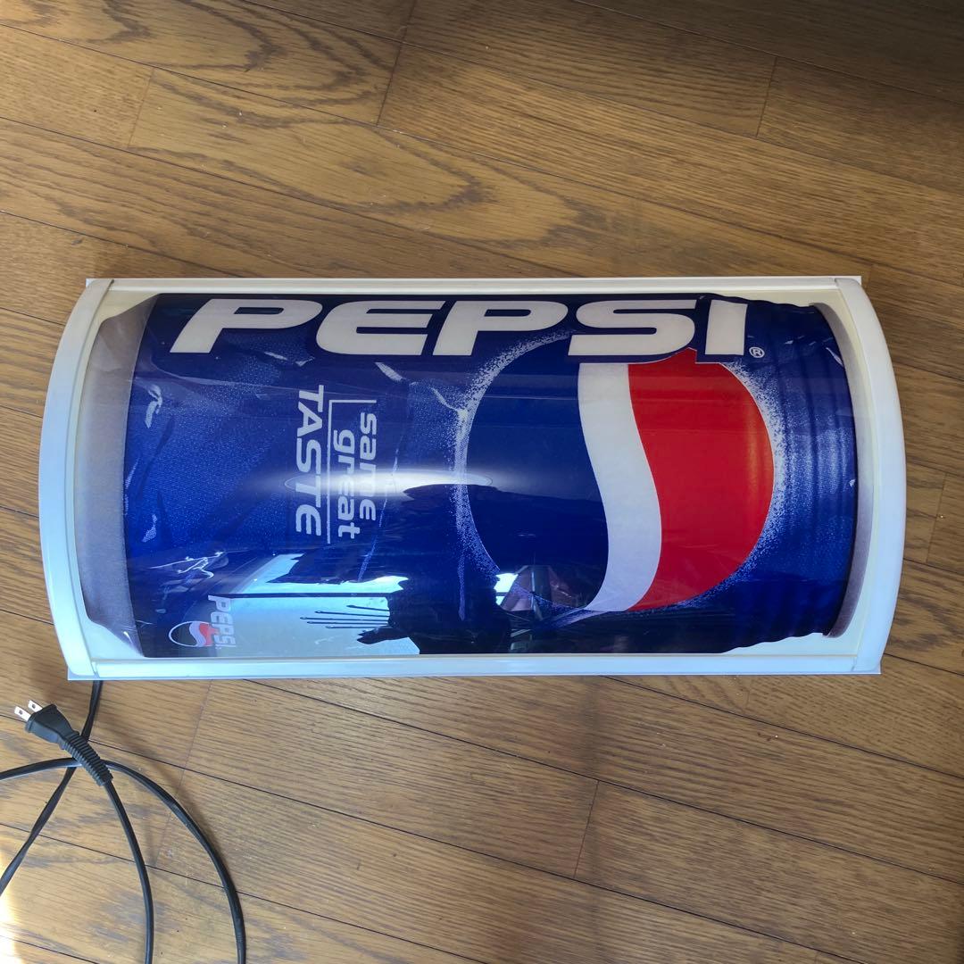 ペプシコーラ　￼看板　非売品　電光掲示板　ネオンライト