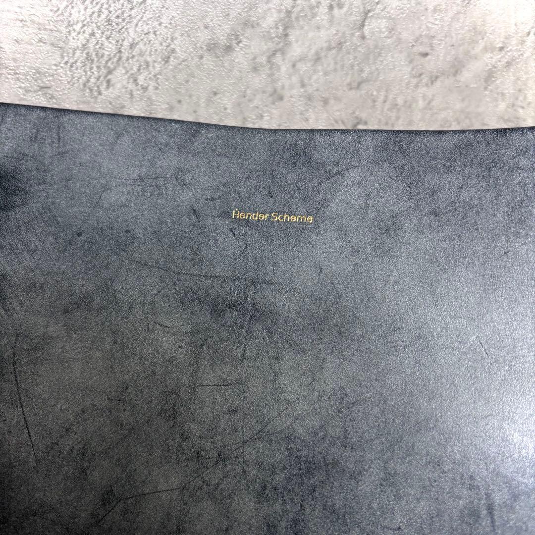 【二次流通極少品！】エンダースキーマ タブレットケース ブライドルレザー グレー