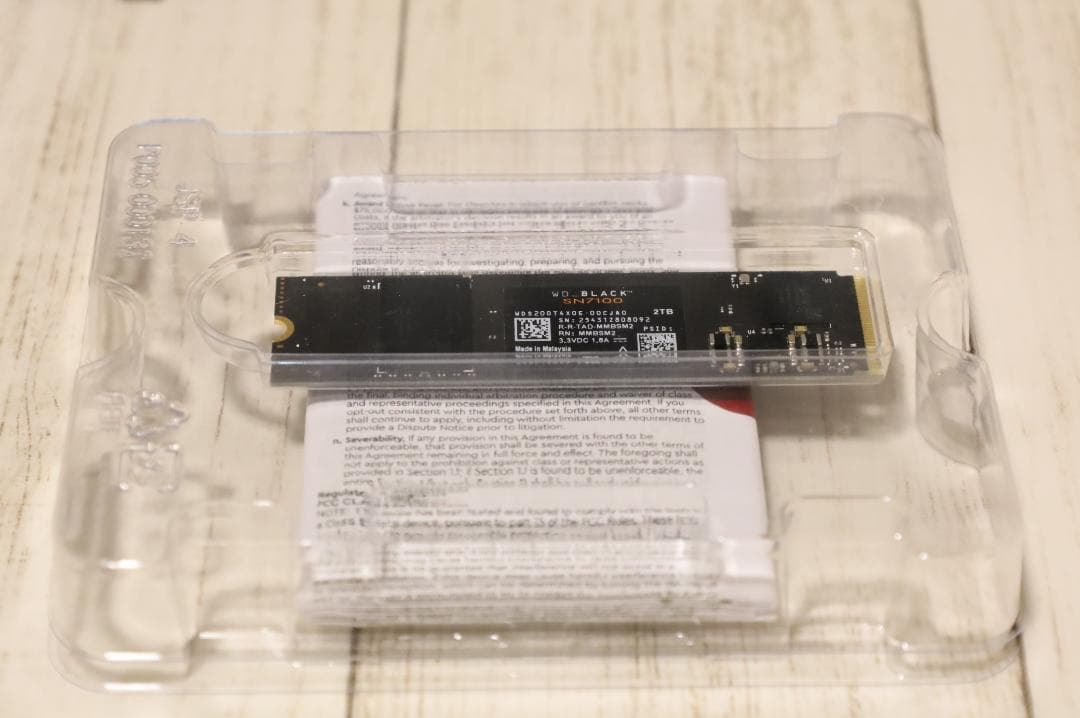 WD_BLACK SN7100 2TB 高速Gen4 SSD【購入証明付】