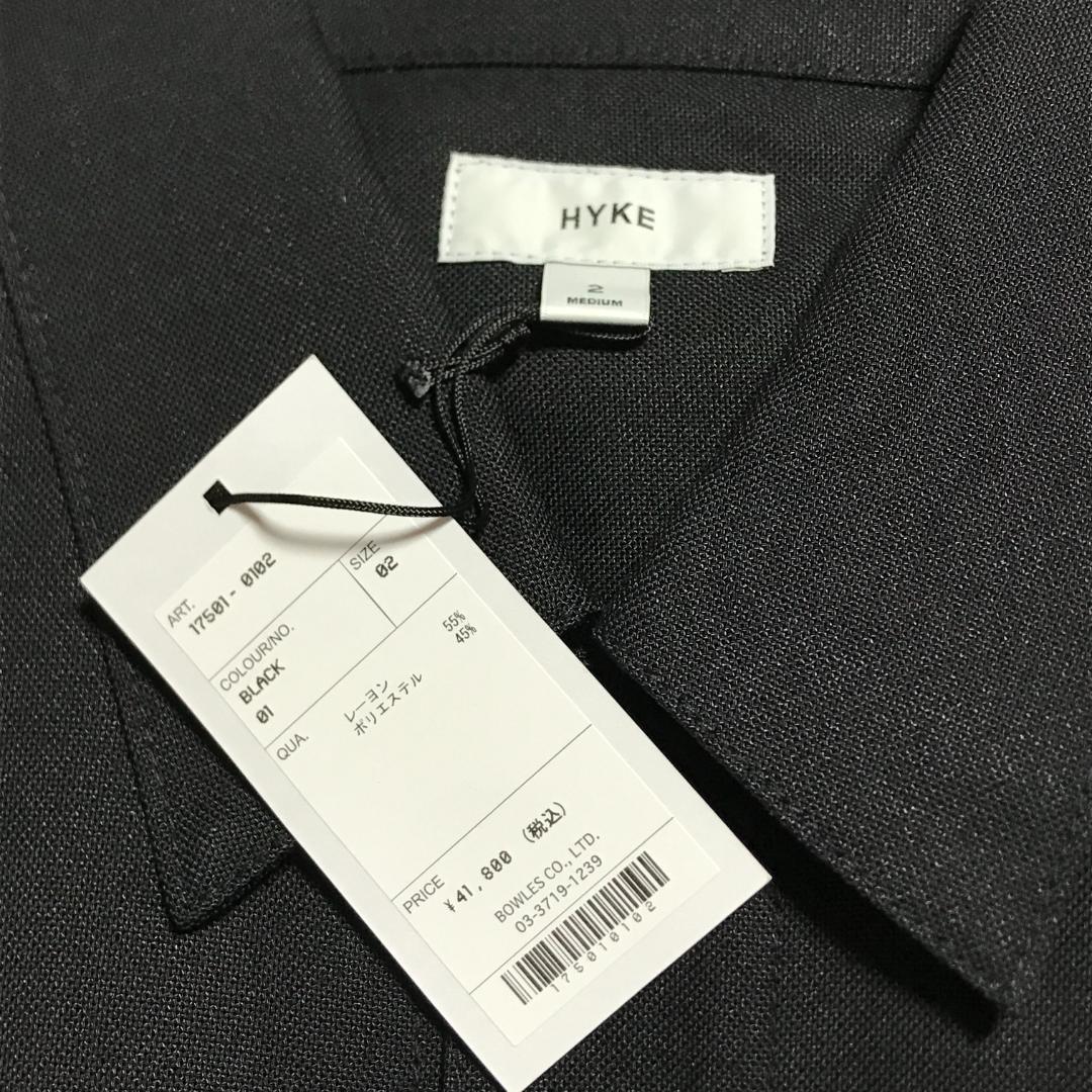 ジャケット・アウター HYKE 25SS OXFORD BALLOON SLEEVE JACKET