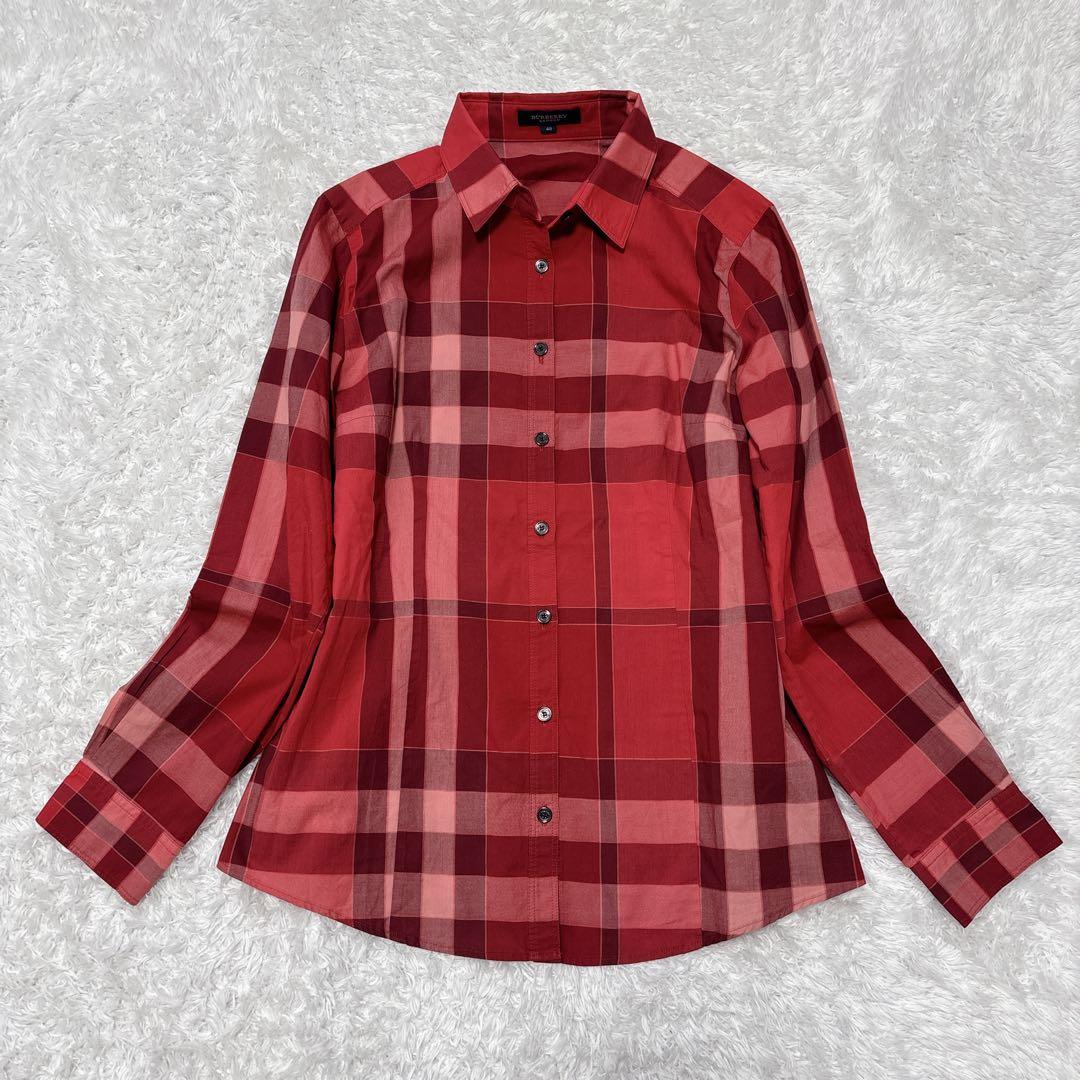 【BURBERRY LONDON】メガチェック ノヴァチェックシャツ 長袖