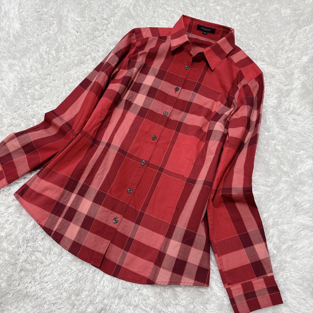 【BURBERRY LONDON】メガチェック ノヴァチェックシャツ 長袖