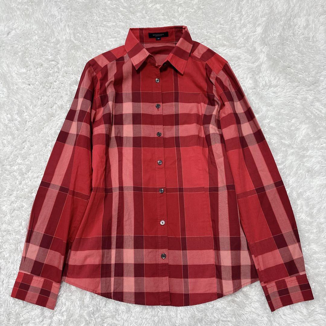 【BURBERRY LONDON】メガチェック ノヴァチェックシャツ 長袖