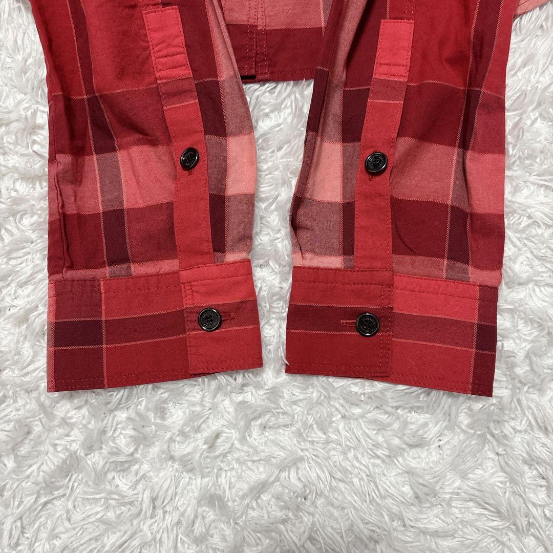 【BURBERRY LONDON】メガチェック ノヴァチェックシャツ 長袖