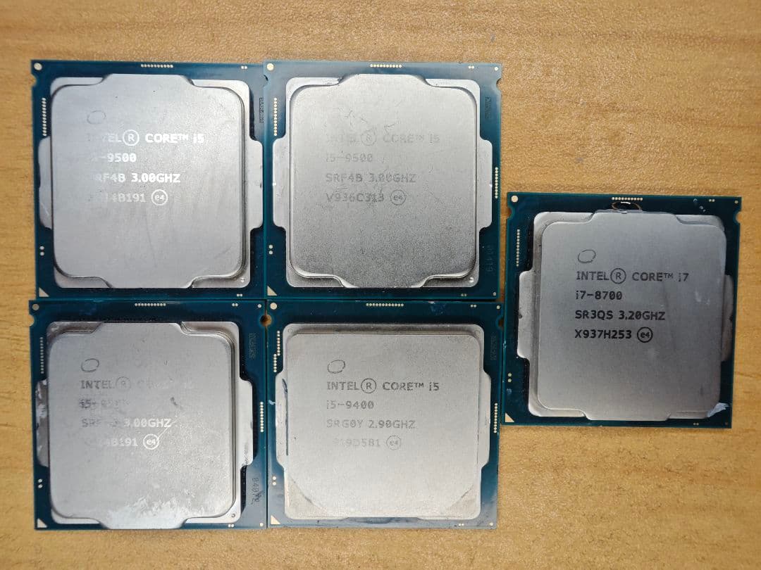 m*o様 Intel i5＆i7 CPU 5枚セット