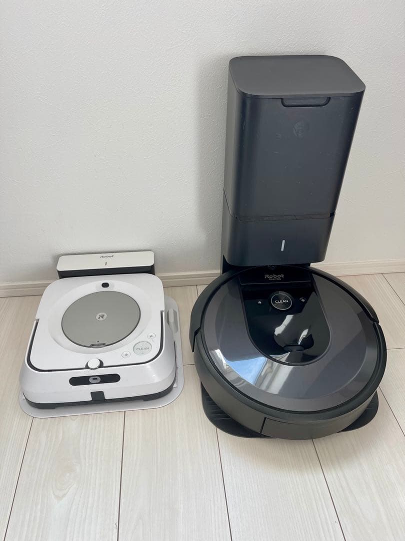 iRobot ルンバ i7・ブラーバ m6・クリーンベース＋消耗品あり