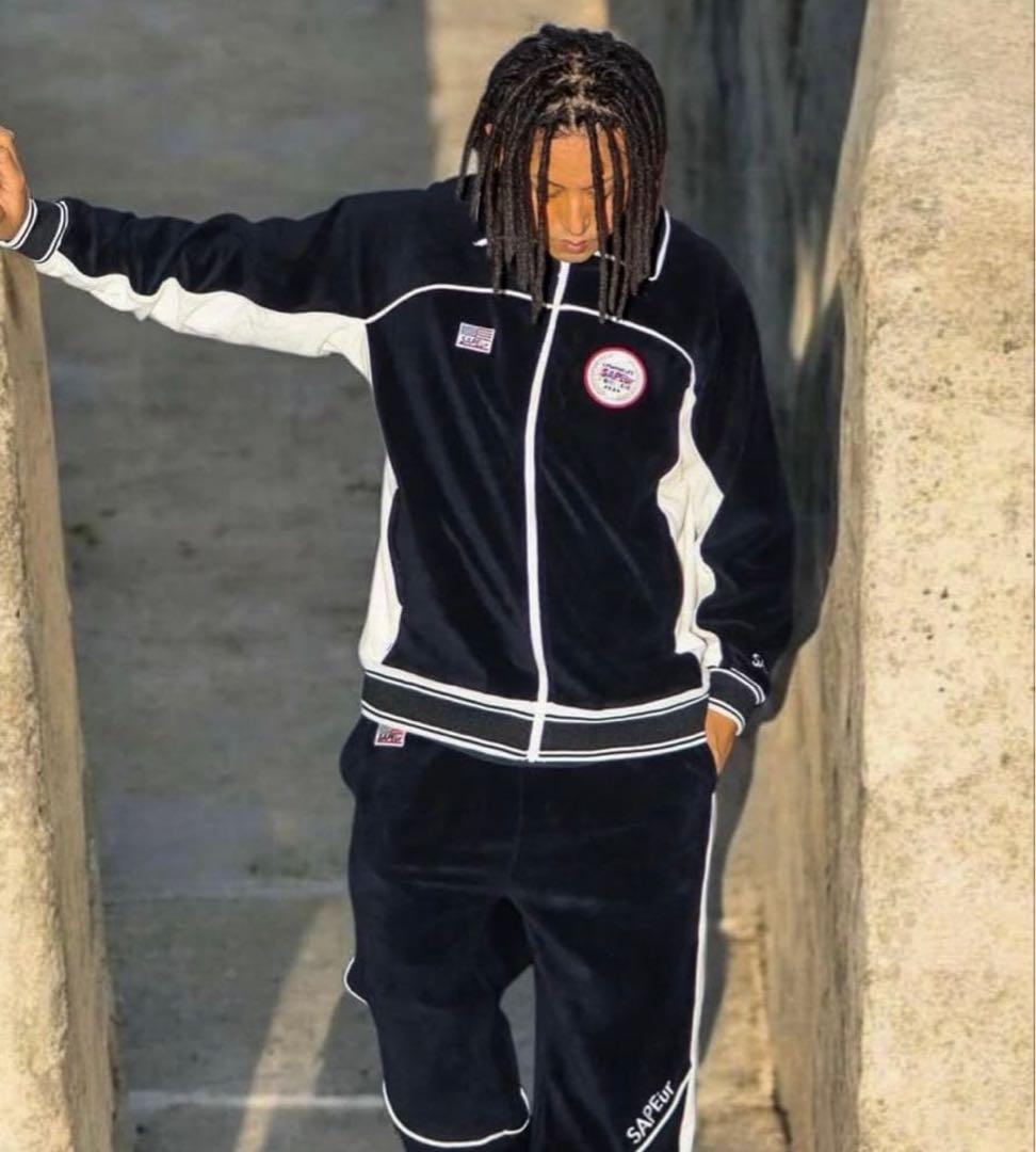 SAPEur パイルジャケット　ブラック