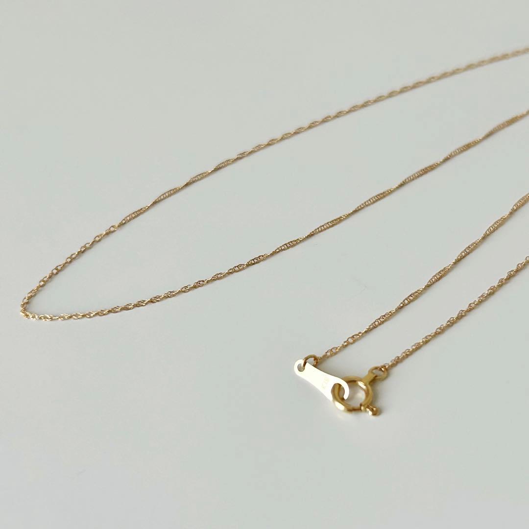 早いもの勝ち‼️新品 日本製 18金 K18 スクリュー ネックレス 40cm