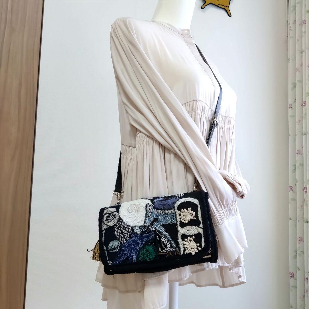 【ミナペルホネン】ハンドメイド　ポーチ　ポシェット　マルチケース　クラッチバッグ