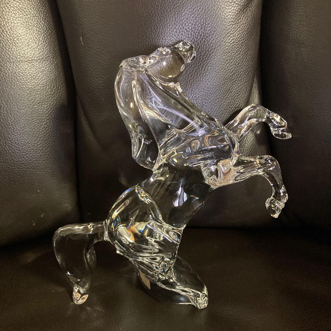 Baccarat バカラ いななく馬 跳ね馬 ジャンピングホース 置物