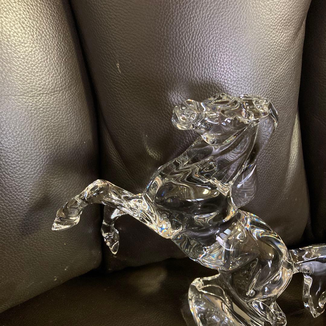 Baccarat バカラ いななく馬 跳ね馬 ジャンピングホース 置物