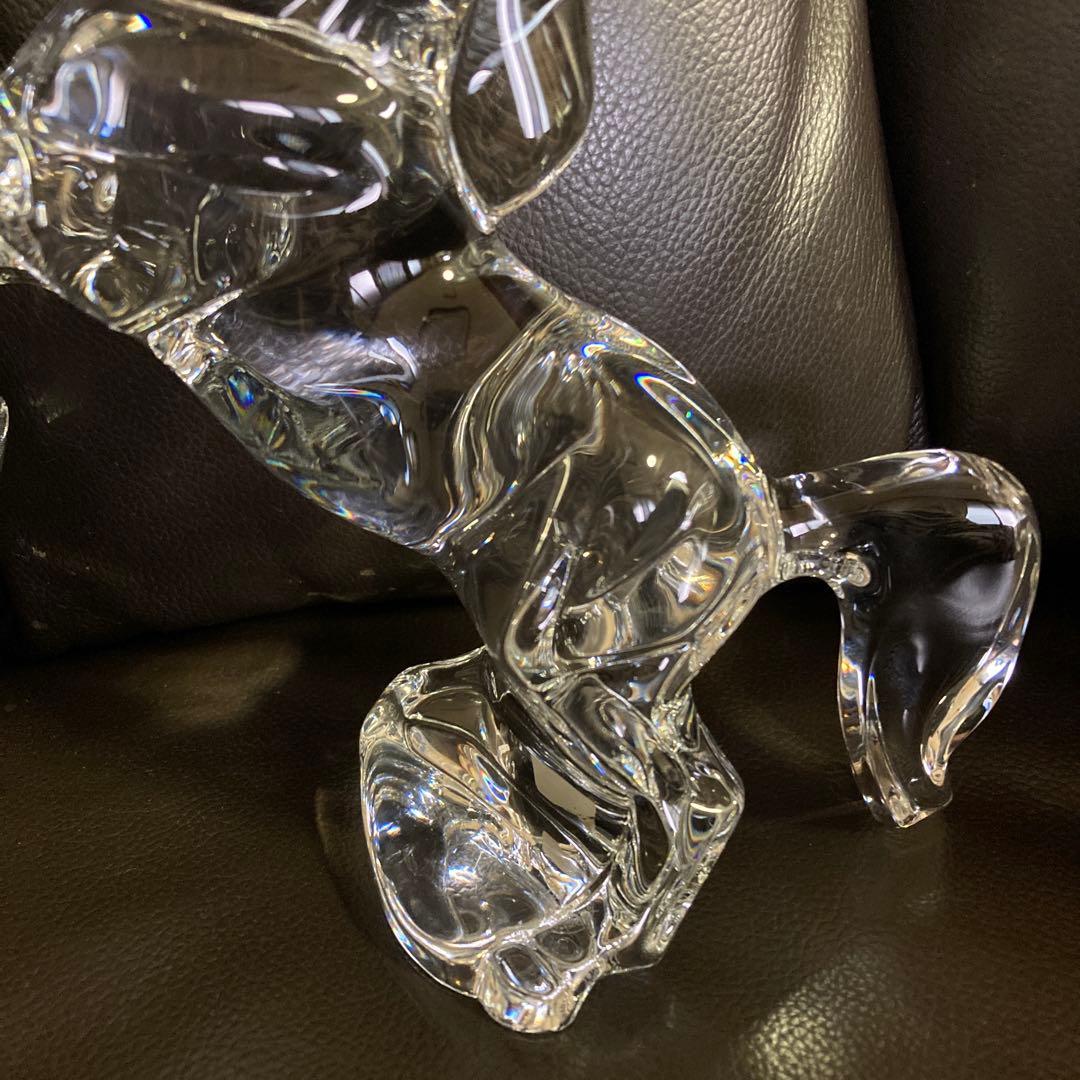 Baccarat バカラ いななく馬 跳ね馬 ジャンピングホース 置物