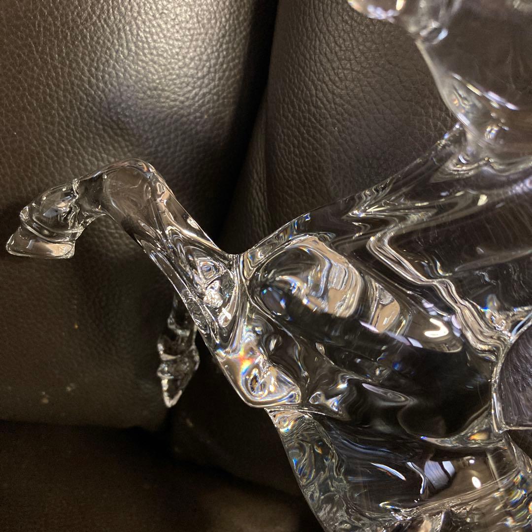 Baccarat バカラ いななく馬 跳ね馬 ジャンピングホース 置物