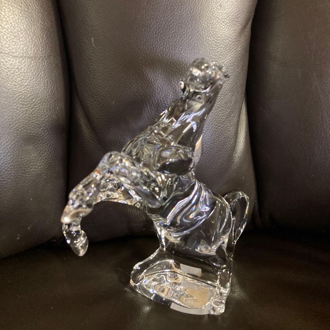 Baccarat バカラ いななく馬 跳ね馬 ジャンピングホース 置物