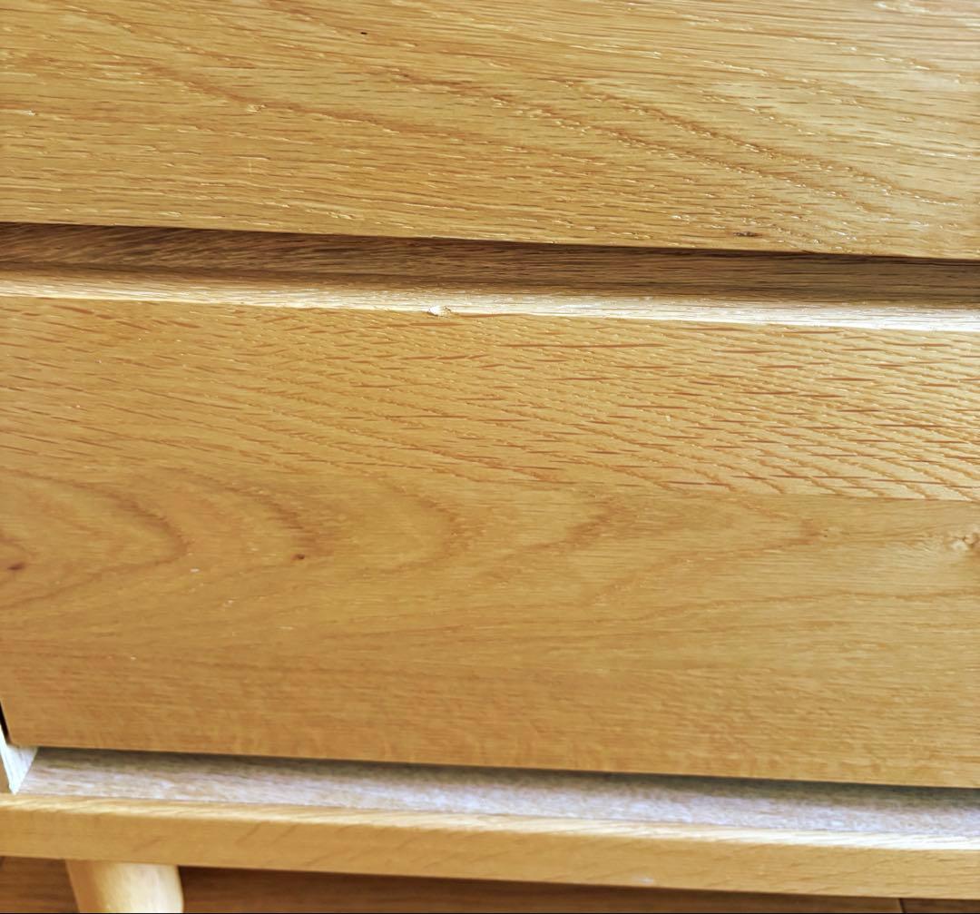 日本製 OCTA オクタ ローチェスト 幅約75センチ 北欧調