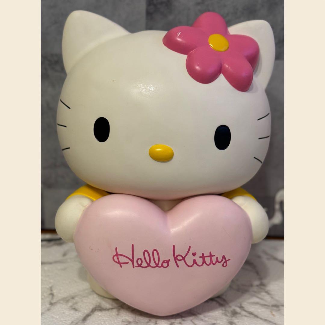 【✨️激レア✨️】HELLO KITTY ハローキティ 特大貯金箱 ソフビ サンリオ