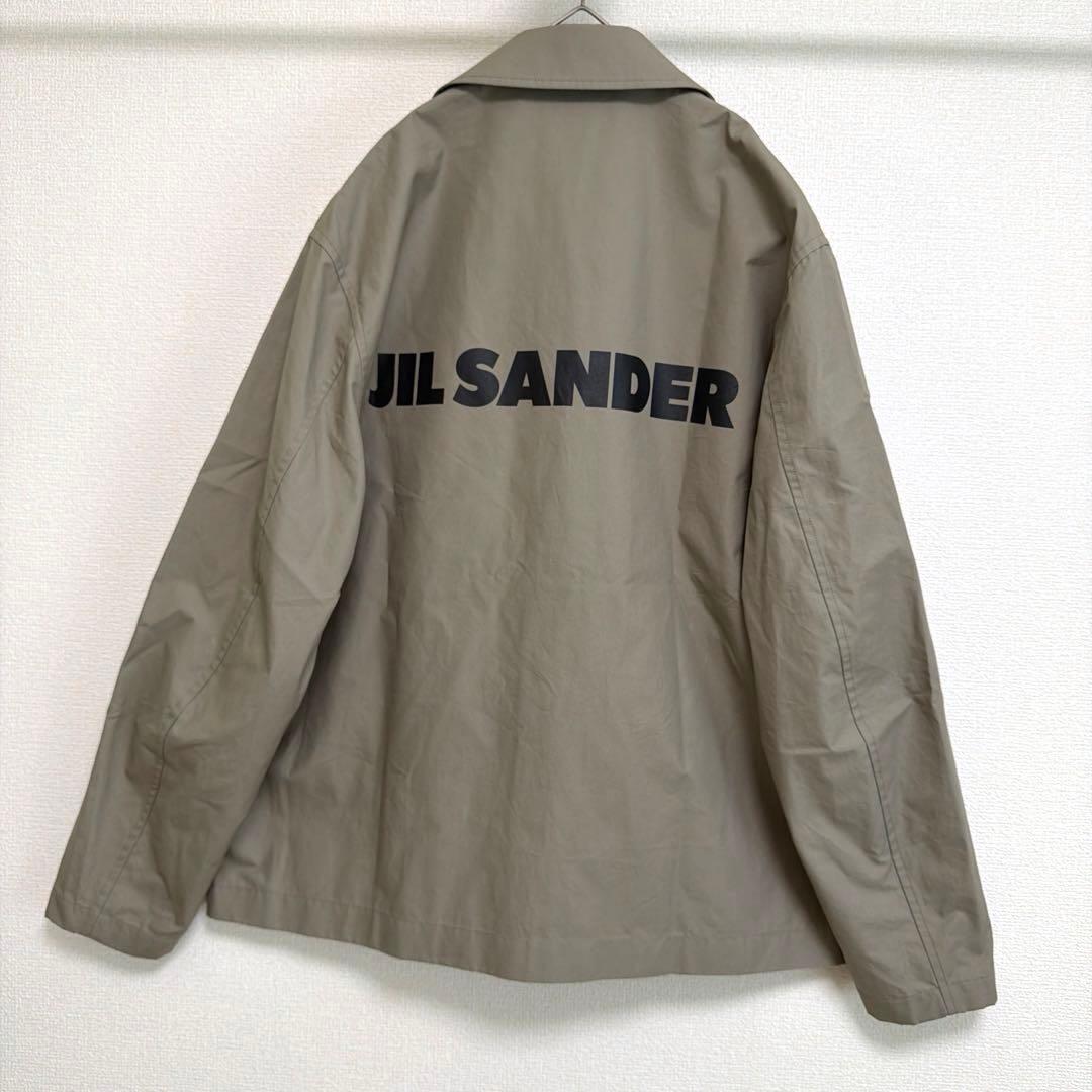 【希少 入手困難】ジルサンダー　バックプリント　ナイロン　コーチジャケット