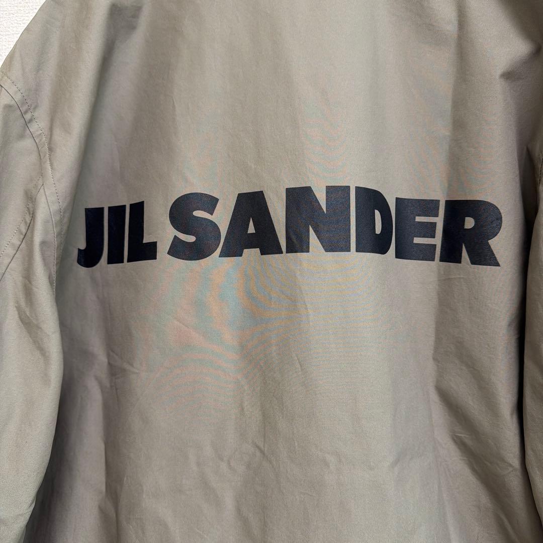 【希少 入手困難】ジルサンダー　バックプリント　ナイロン　コーチジャケット