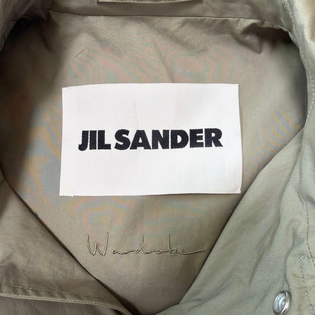 【希少 入手困難】ジルサンダー　バックプリント　ナイロン　コーチジャケット