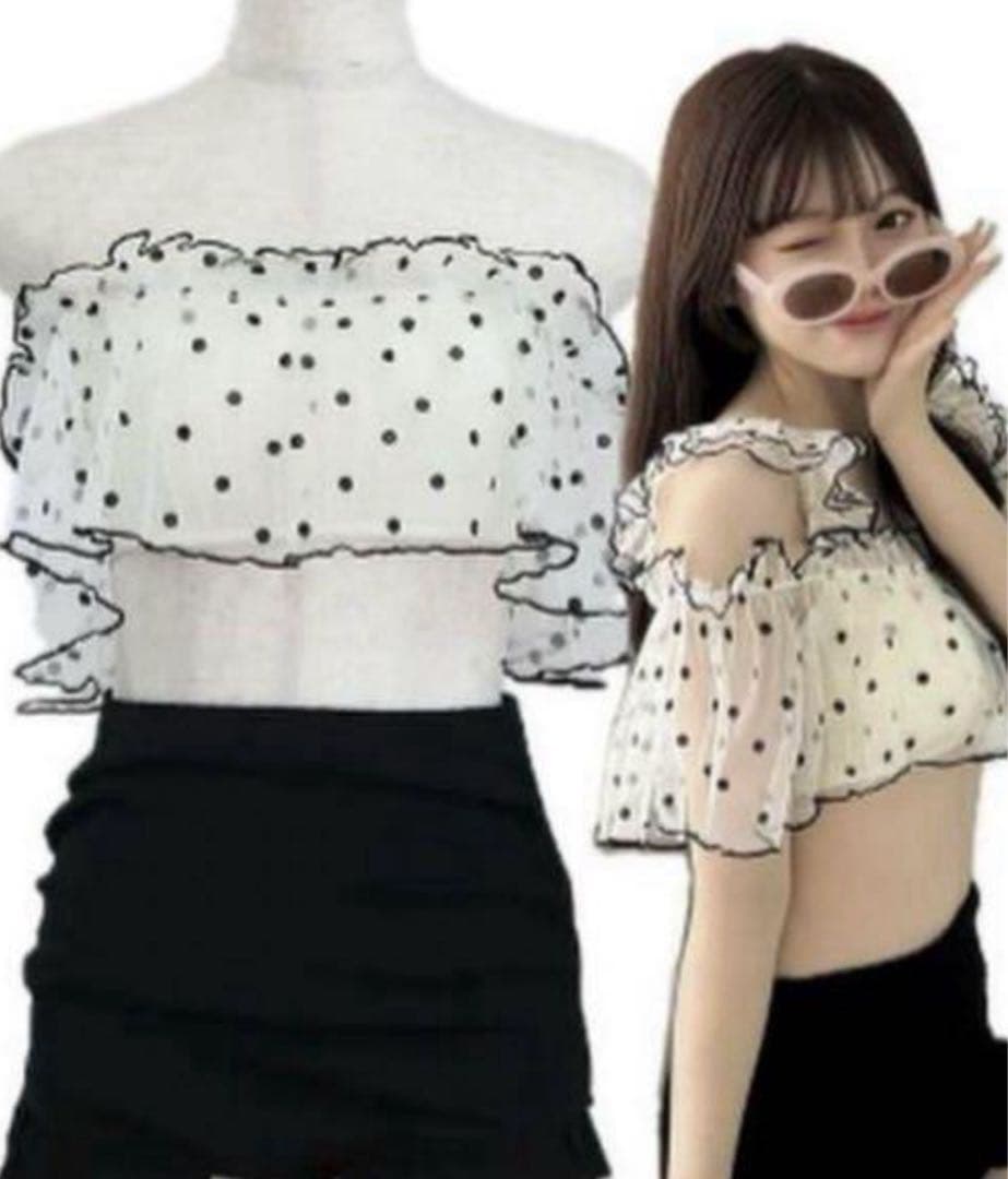 riliドットチュール2wey水着‼️値下げ中‼️