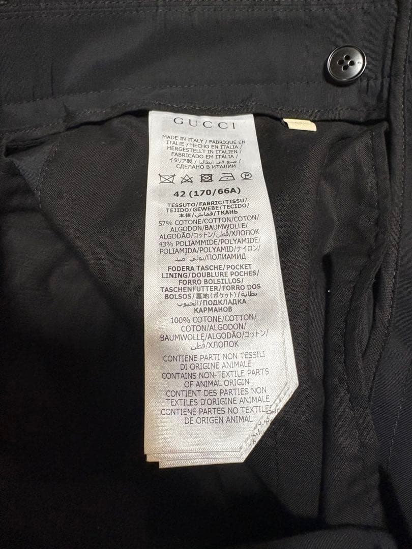 新品タグ付き　GUCCI グッチ　レディース　スラックス　黒