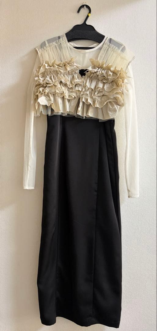 完売商品　最終値下げ　ANDRESD チュールドレス　結婚式ドレス　2次会