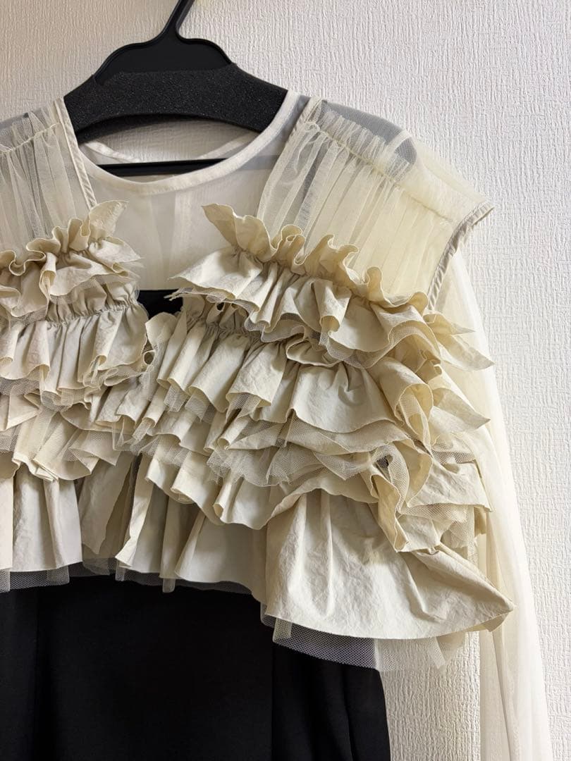 完売商品　最終値下げ　ANDRESD チュールドレス　結婚式ドレス　2次会