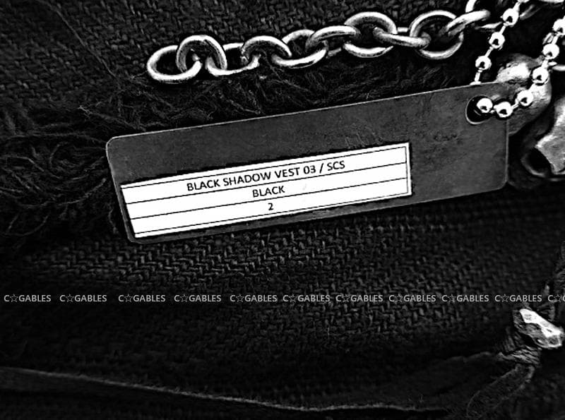 KMRII ケムリ　BLACK SHADOW フード付きベスト　激レア　希少