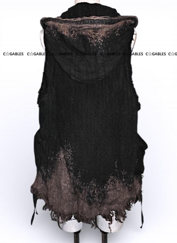 KMRII ケムリ　BLACK SHADOW フード付きベスト　激レア　希少