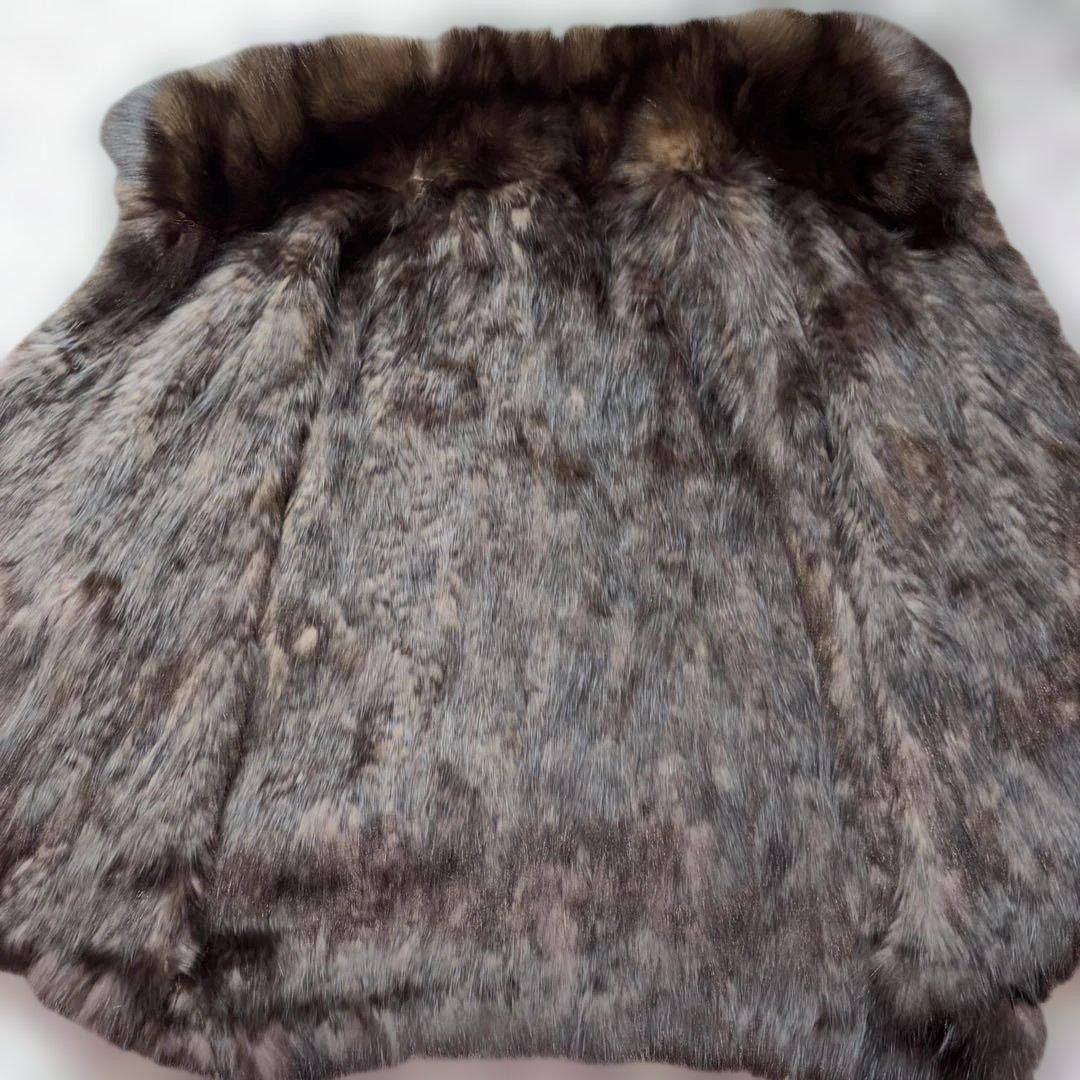 セーブルヤーンポンチョ