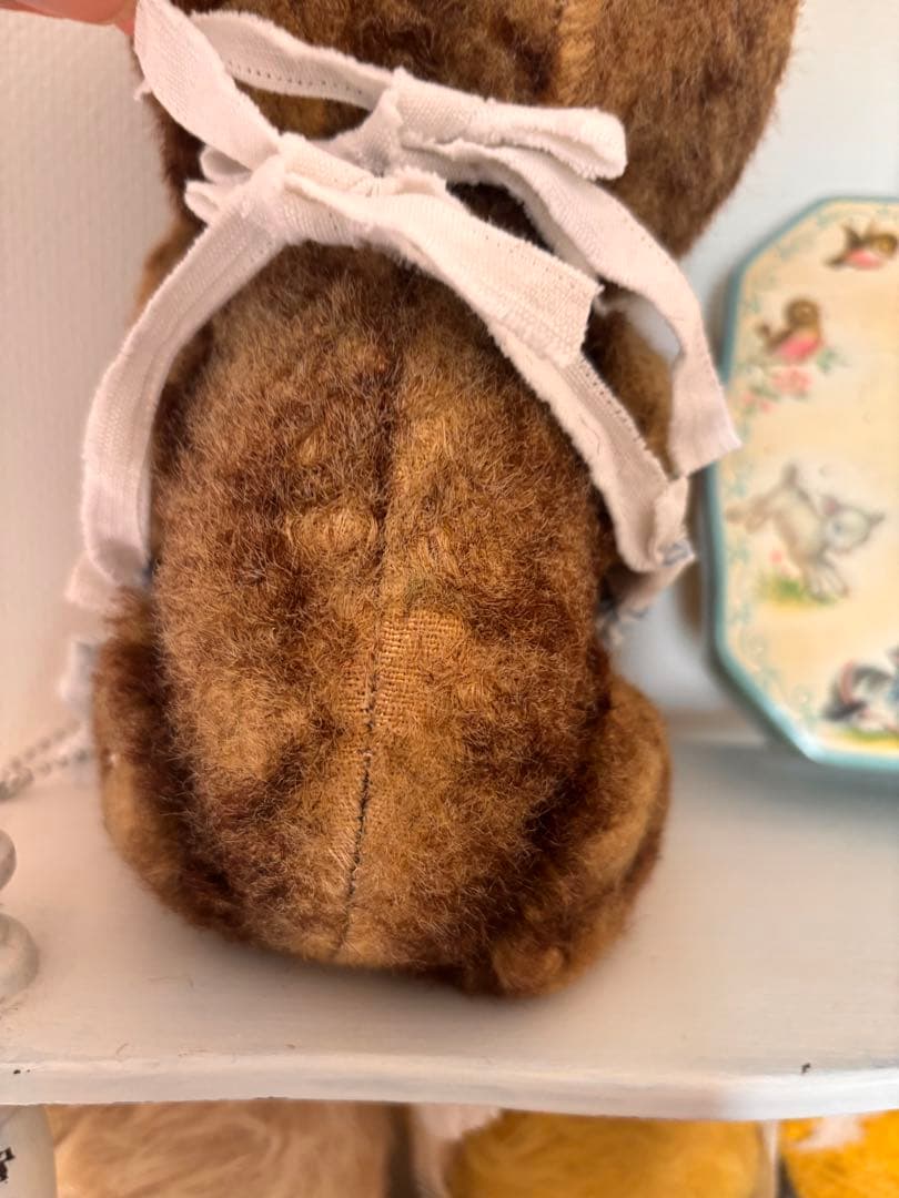 レア　ポンチ目　可愛い　DDRベア アンティークベア　ヴィンテージ　ベルリンベア