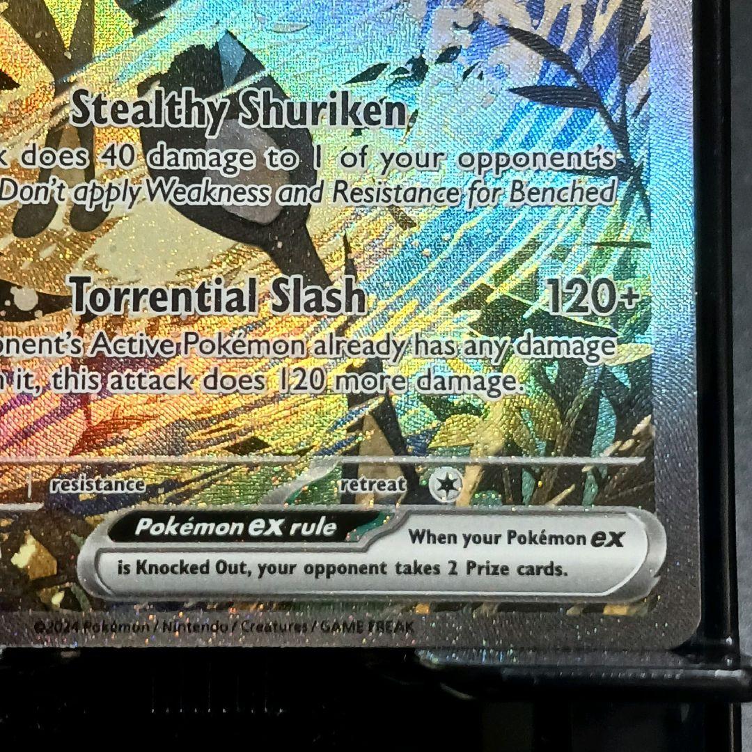 【正規品】ゲッコウガ ex 英語