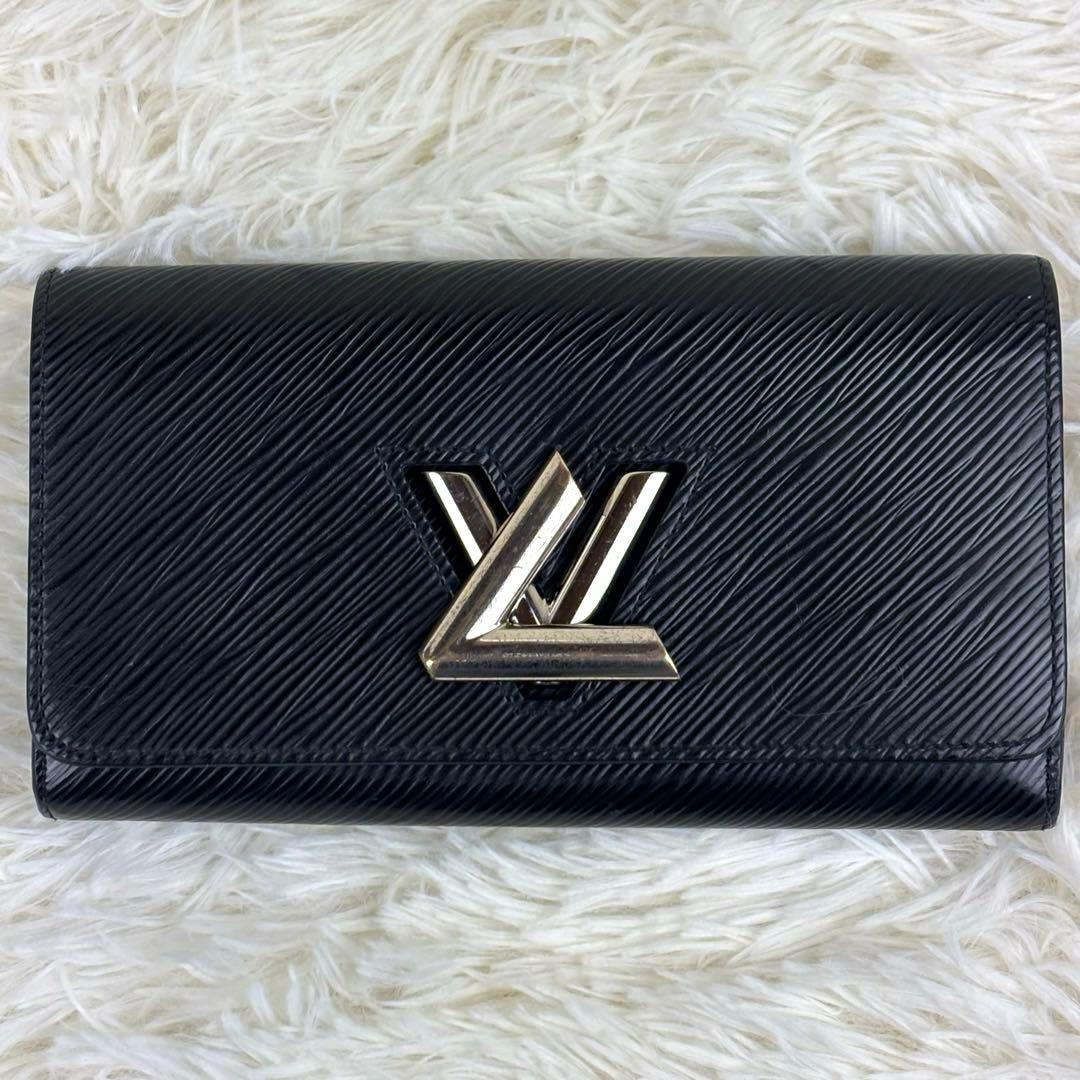 美品! ルイヴィトン エピ ポルトフォイユ ツイスト 長財布 ブラック RFID