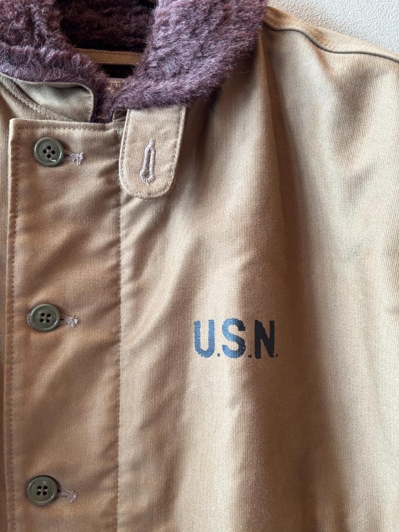 F*S様 WAIPER N-1デッキジャケット 日本製 USN ステンシル 44