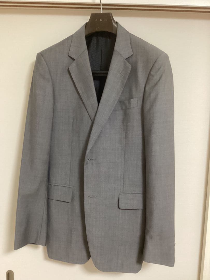 【特価】GUCCI グレー スーツ シングルボタン